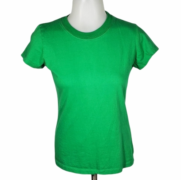 CUTE Green Tshirt Flattering fit Size Large - Picture 1 of 7
